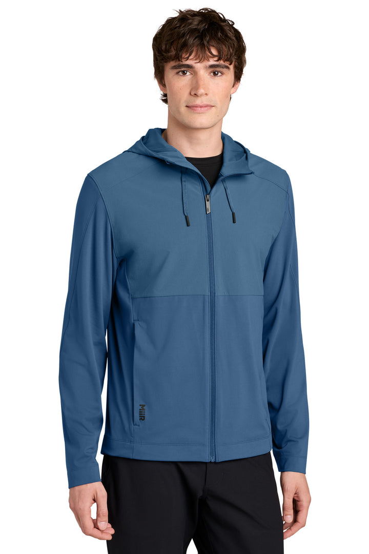 MiiR® Kivu Hybrid Full-Zip Hooded Jacket MRA230 - Deep Lake - 2XL