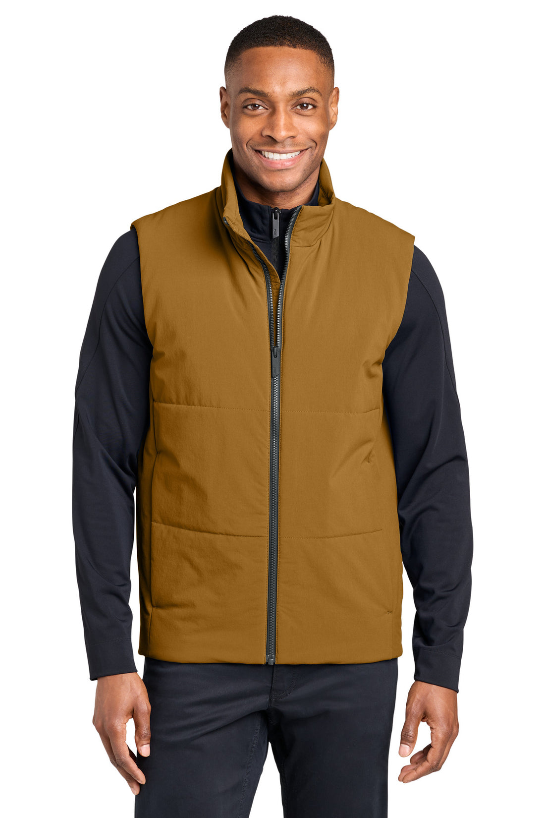 MiiR® Sashiko Stretch Puffy Vest MRA442 - Amber Haze - 2XL