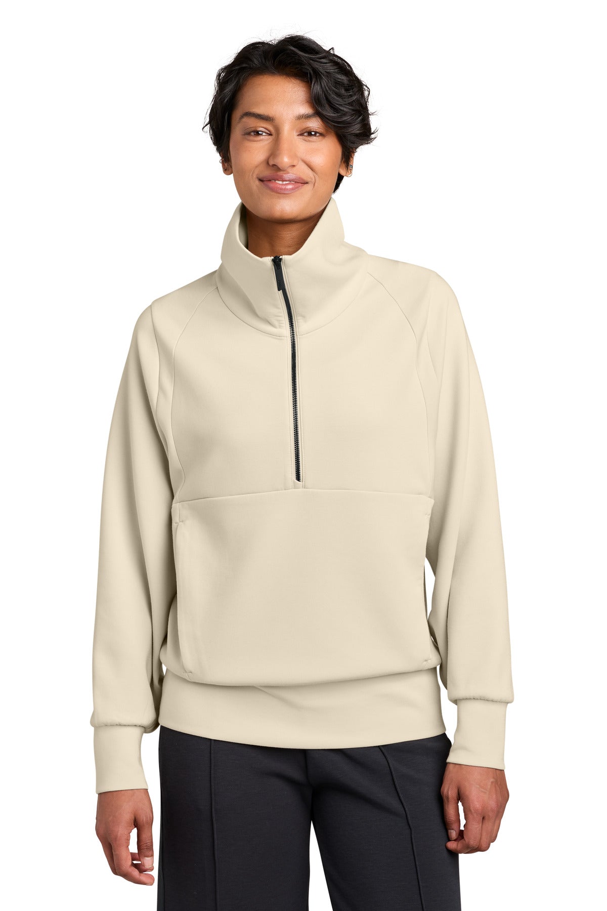 MiiR® Women's Kumo 1/4-Zip Pullover MRAW221 - Alabaster - 2XL