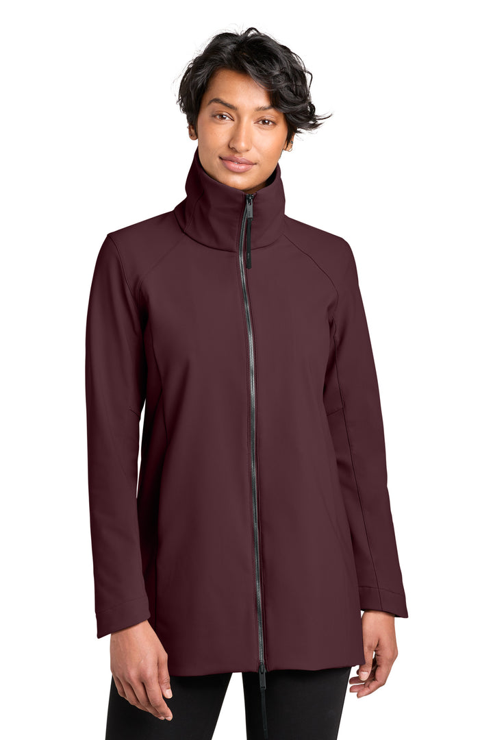 MiiR® Women's Nozawa Full-Zip Soft Shell MRAW474 - Dark Fig - 2XL