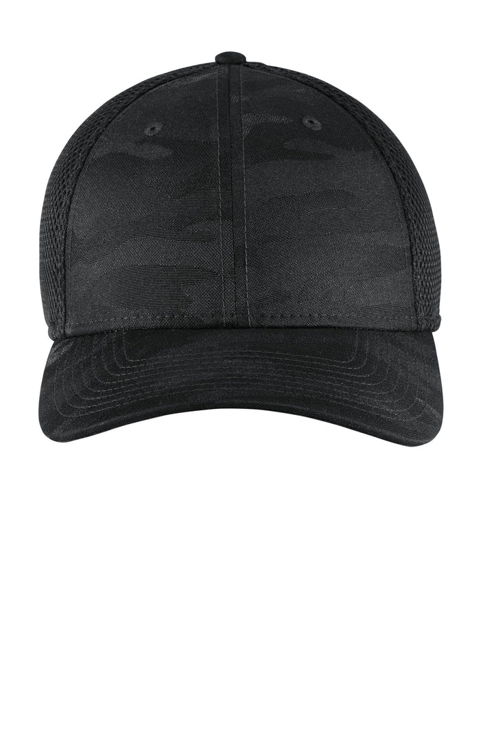 New Era ® Tonal Camo Stretch Tech Mesh Cap NE1091 - Black Camo - S/M