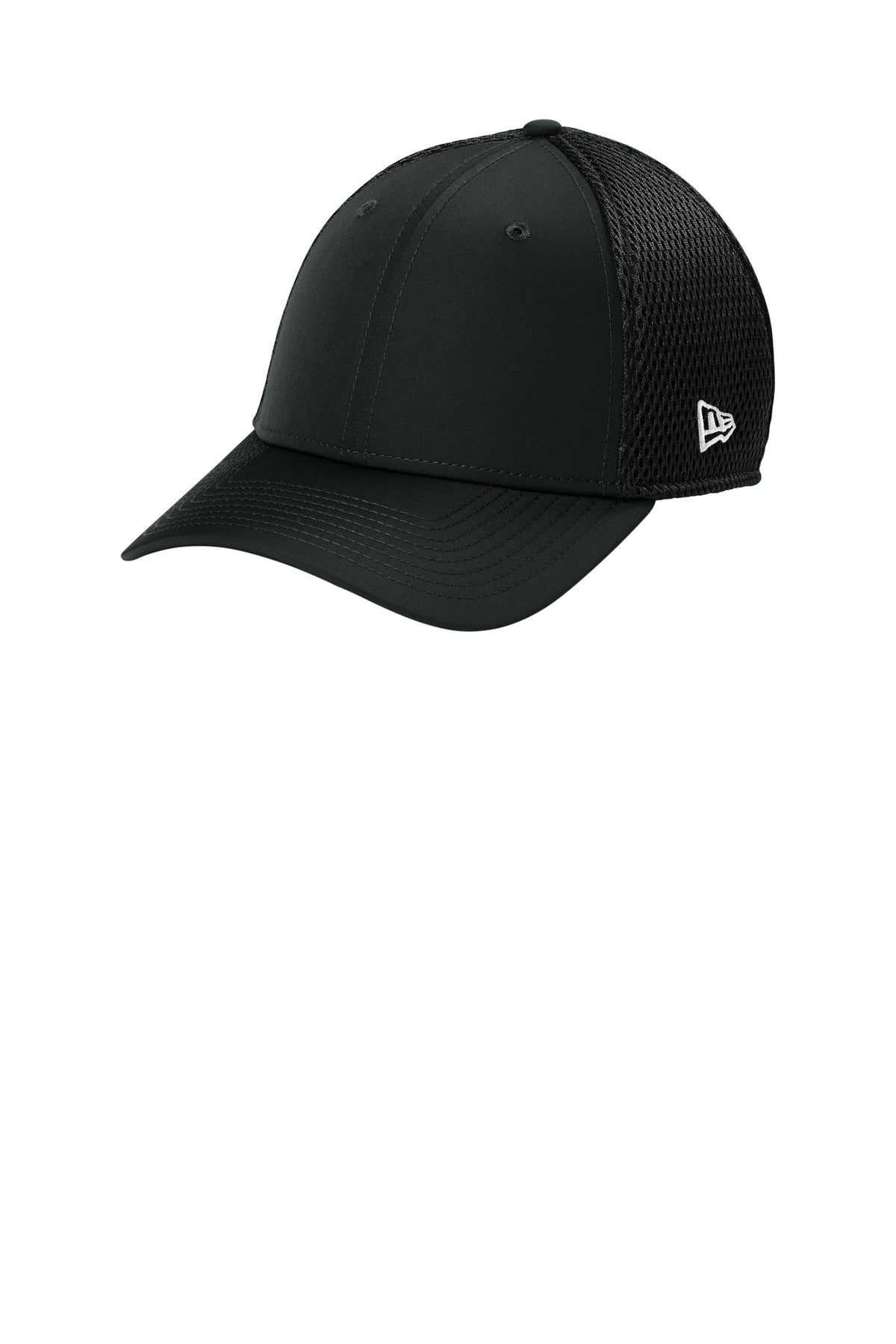 New Era® 39THIRTY® Performance Stretch Mesh Cap NE1130 - Black - L/XL