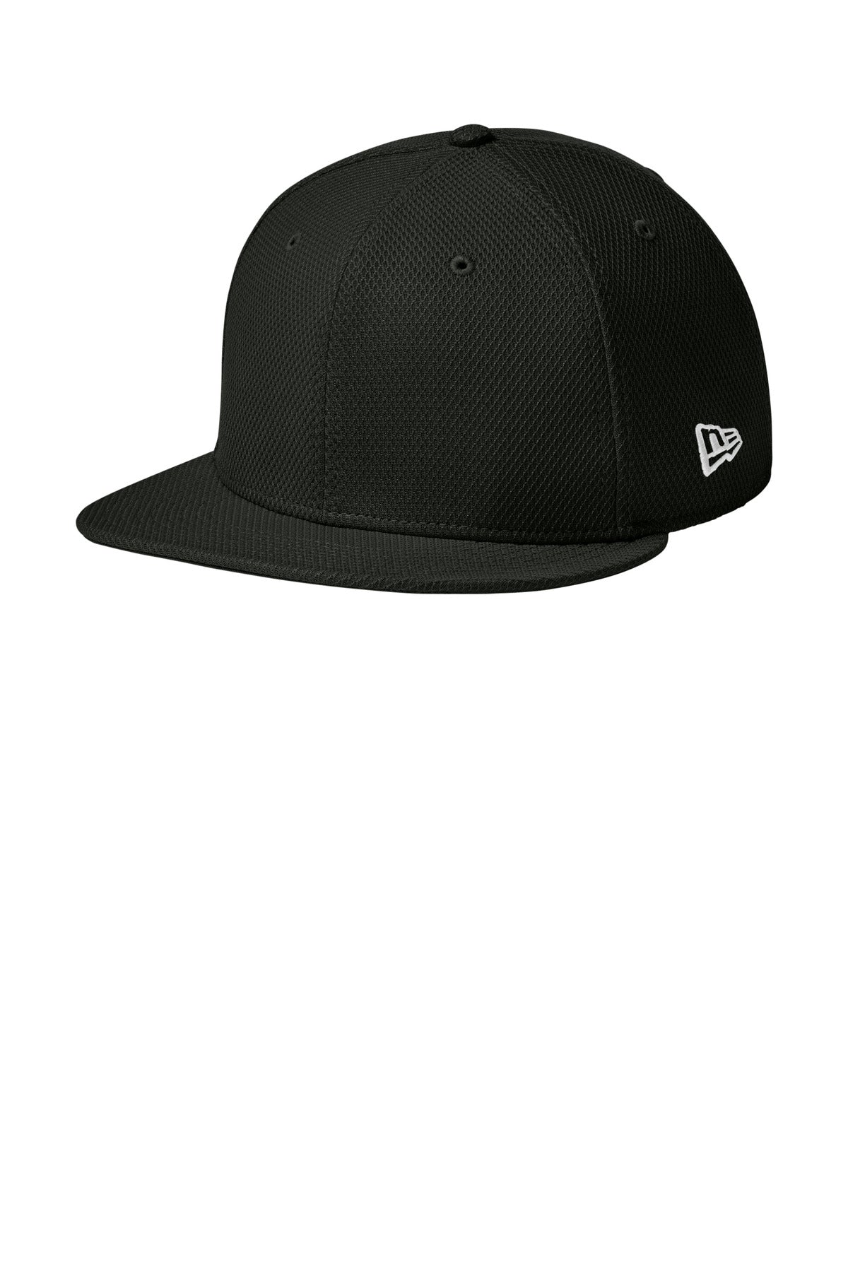 New Era ® Original Fit Diamond Era Flat Bill Snapback Cap. NE404 - Flag Black - OSFA