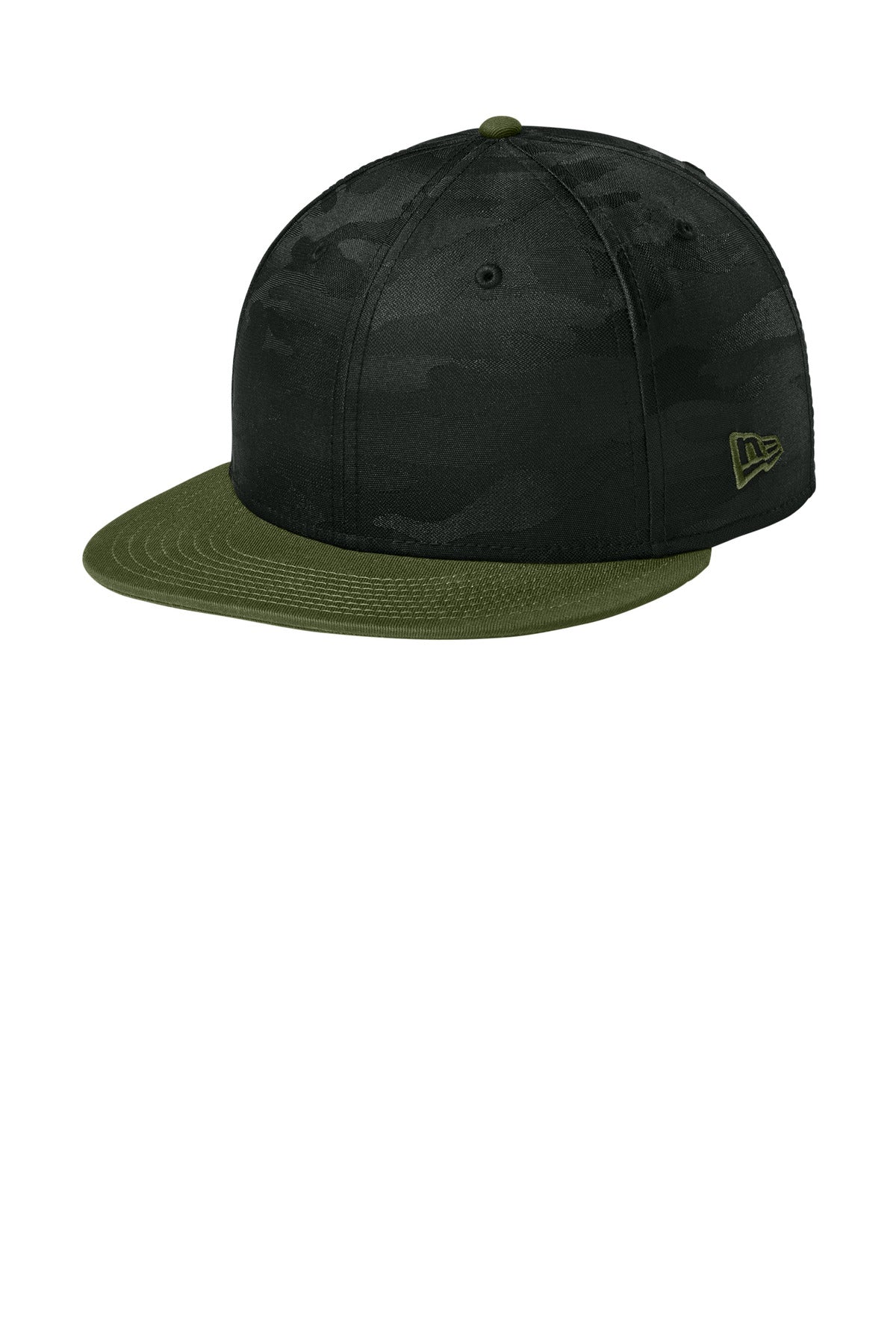 New Era ® Camo Flat Bill Snapback Cap NE407 - Flag Army/ Black Camo - OSFA