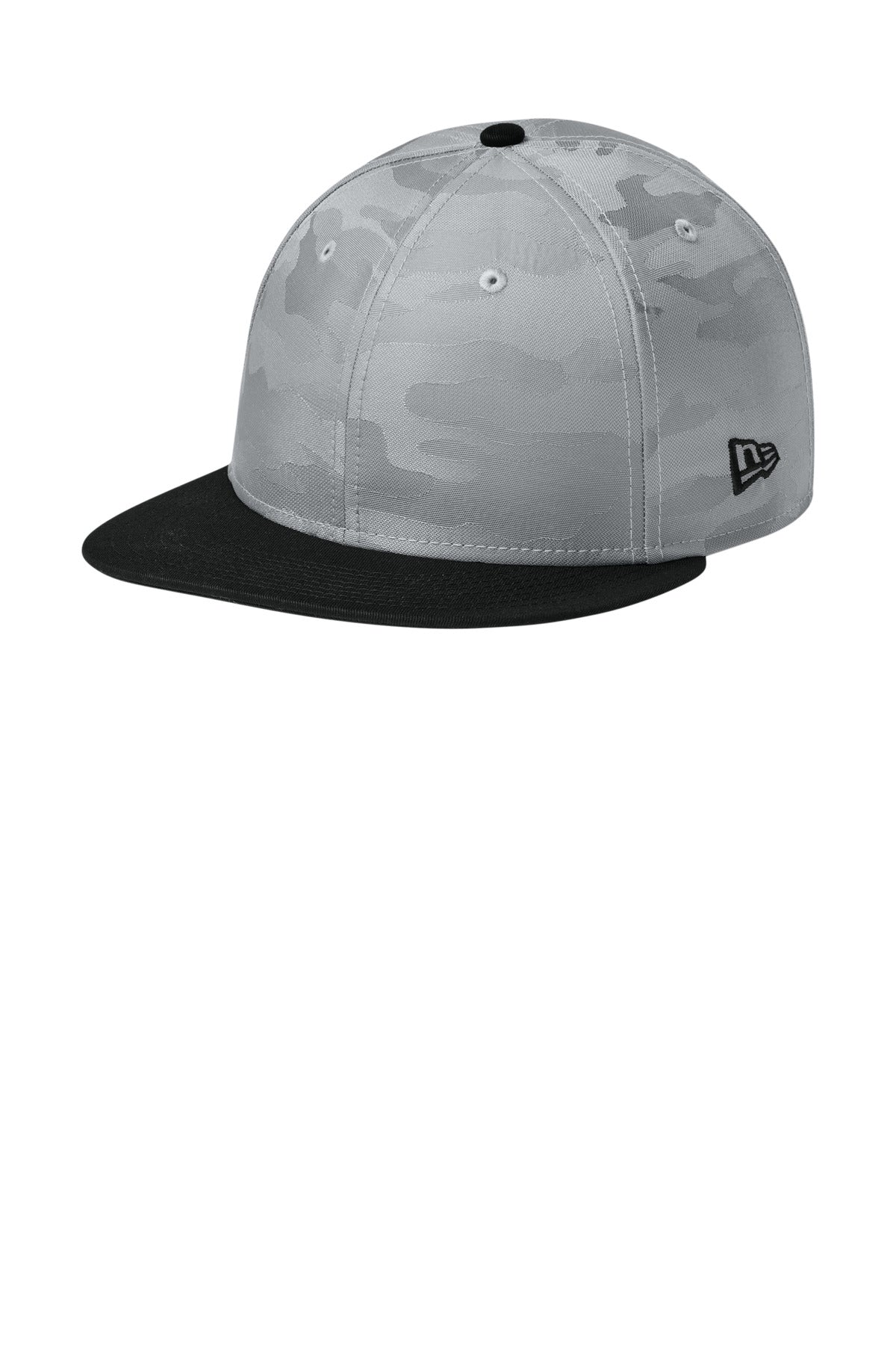 New Era ® Camo Flat Bill Snapback Cap NE407