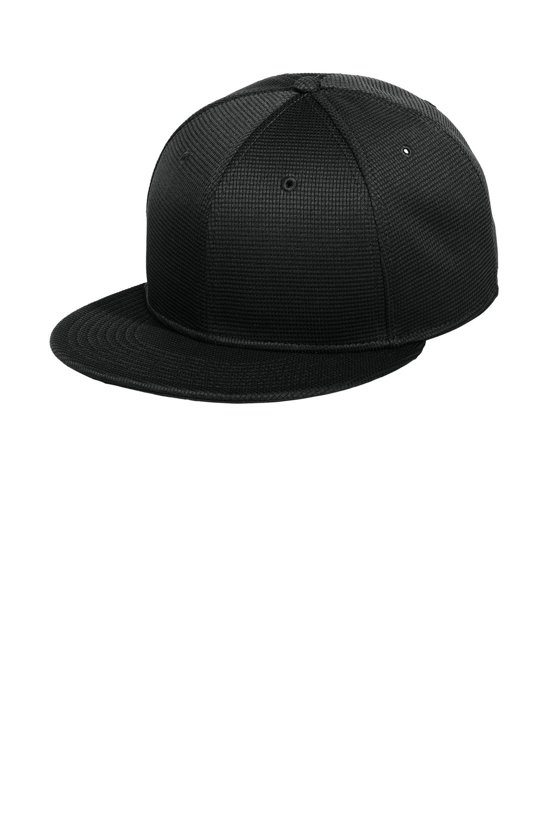 New Era® Pivot Flat Bill Snapback Cap NE409 - Black - OSFA