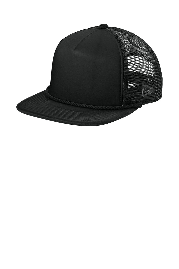 New Era® Foam Rope Trucker Cap NE410 - Black - OSFA