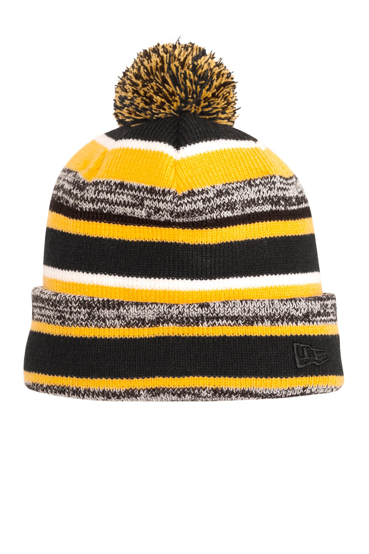 New Era® Sideline Beanie. NE902 - Black/ Gold - OSFA