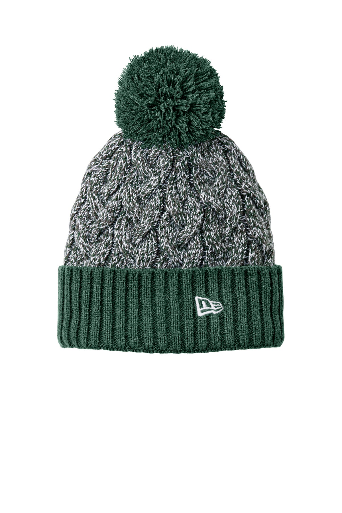 New Era® Marled Knit Pom Beanie NE910