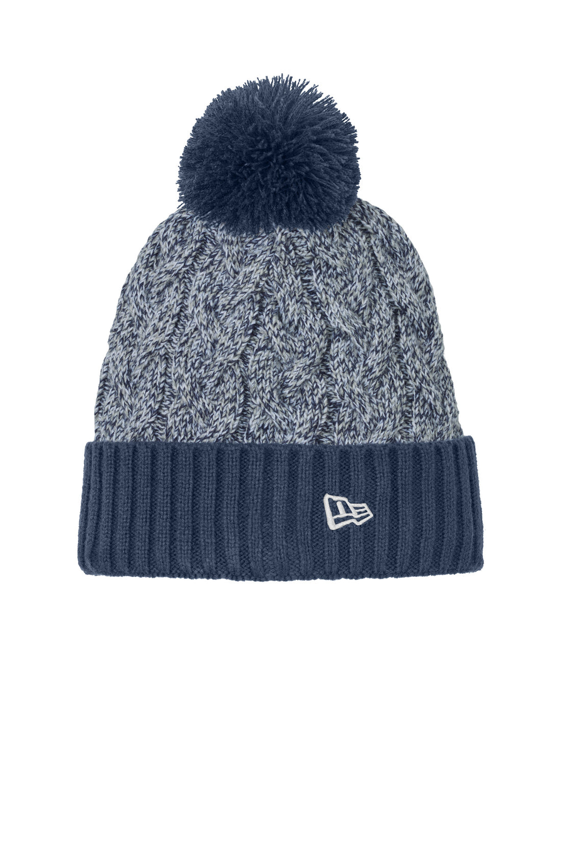 New Era® Marled Knit Pom Beanie NE910