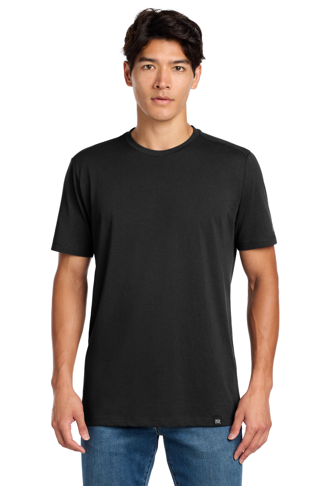 New Era ® Heritage Blend Crew Tee. NEA100 - Black - 2XL