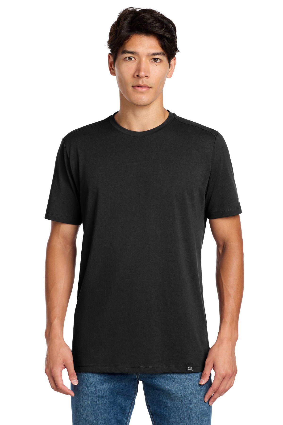 New Era ® Heritage Blend Crew Tee. NEA100 - Black - 2XL