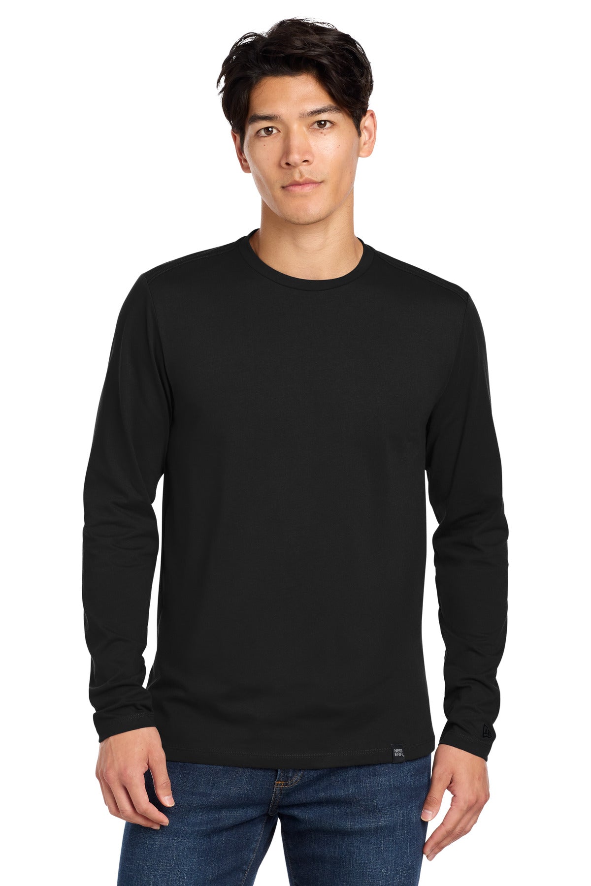 New Era ® Heritage Blend Long Sleeve Crew Tee. NEA102 - Black - 2XL
