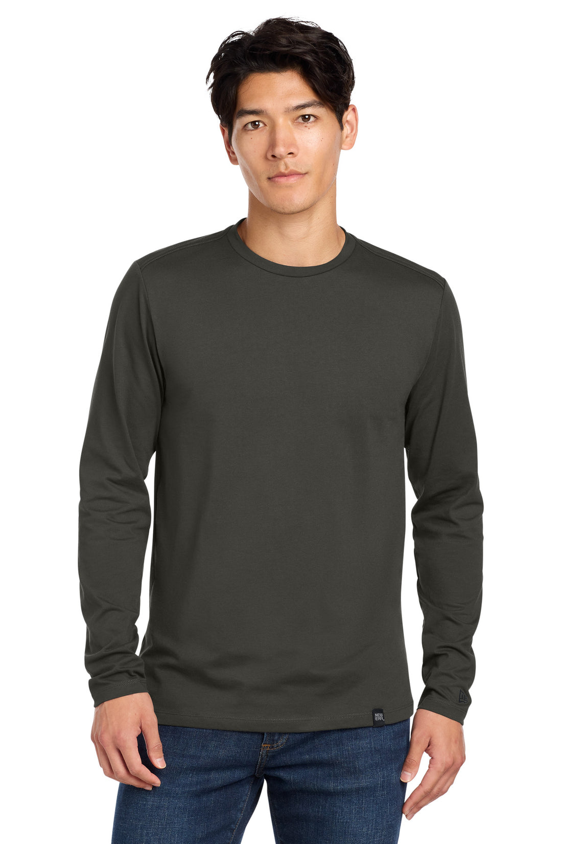 New Era ® Heritage Blend Long Sleeve Crew Tee. NEA102