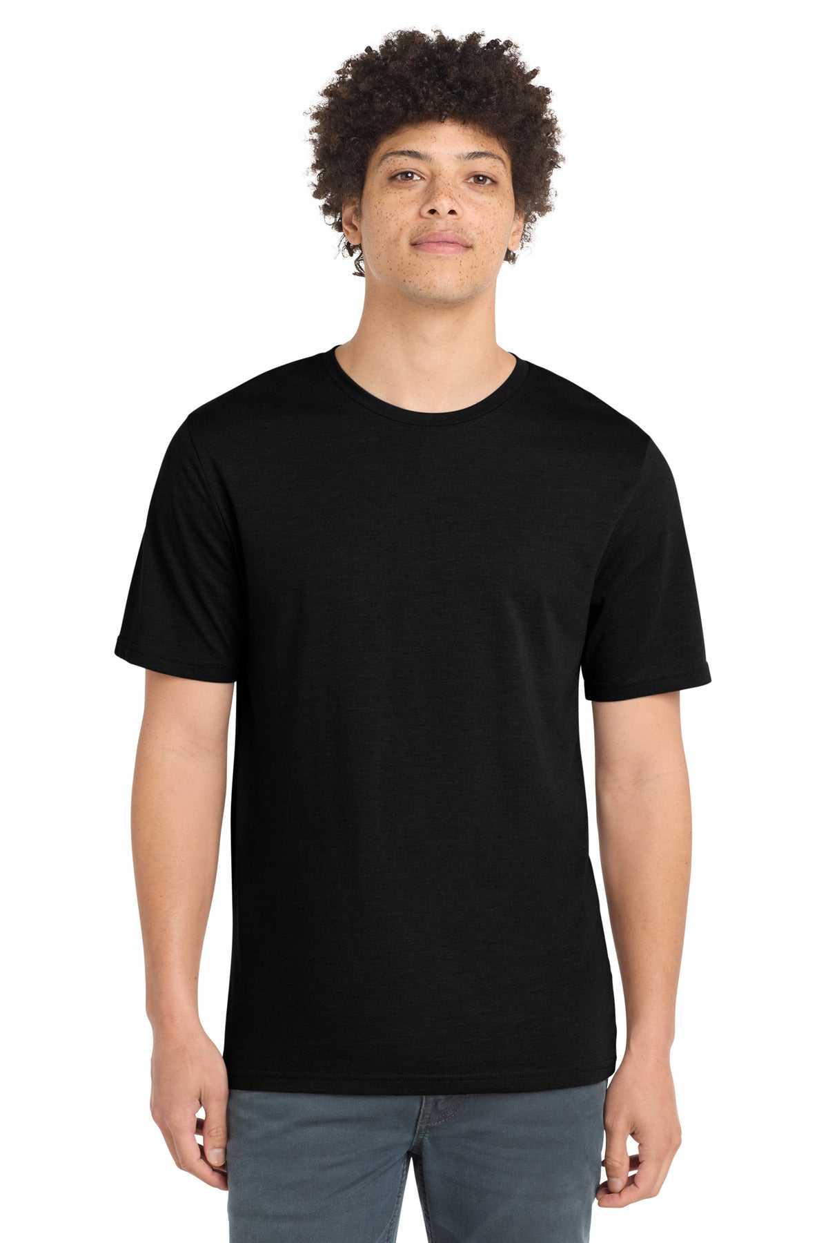 New Era ® Tri-Blend Tee NEA135 - Black Solid - 2XL