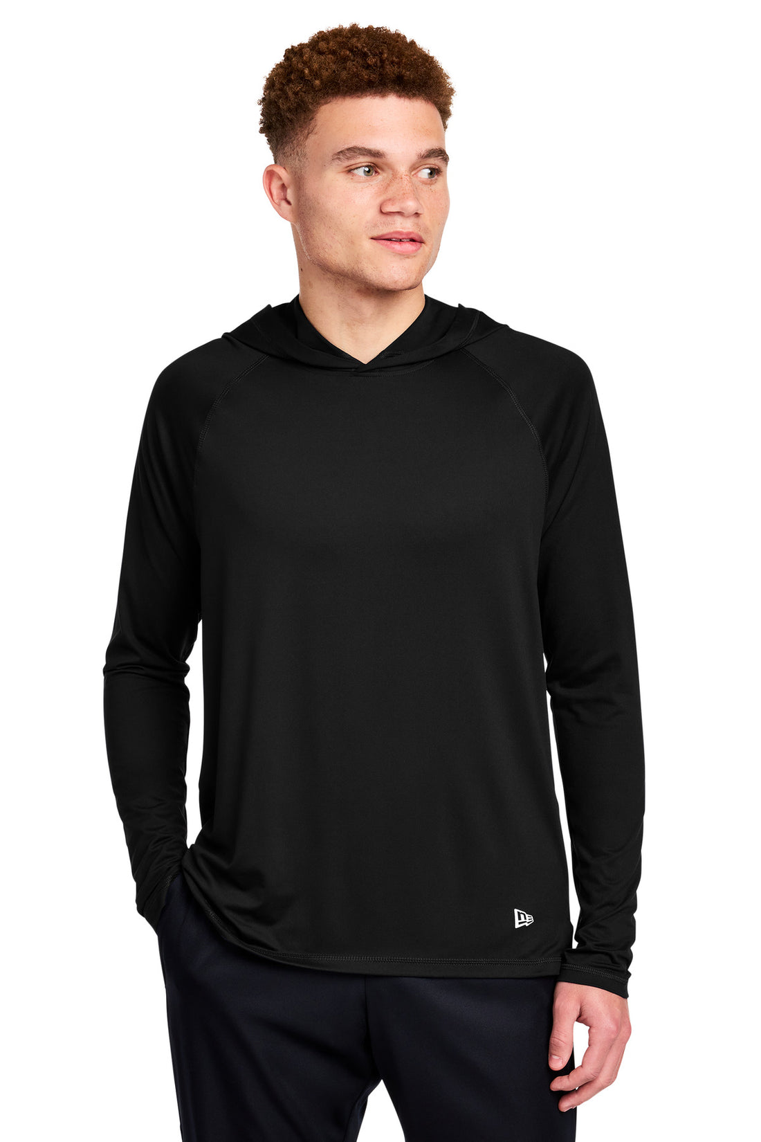 New Era® Power Long Sleeve Hoodie NEA229 - Black - 2XL