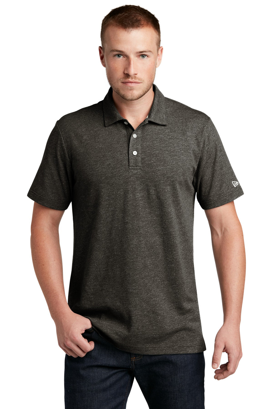 New Era ® Slub Twist Polo NEA301 - Black Twist - 2XL