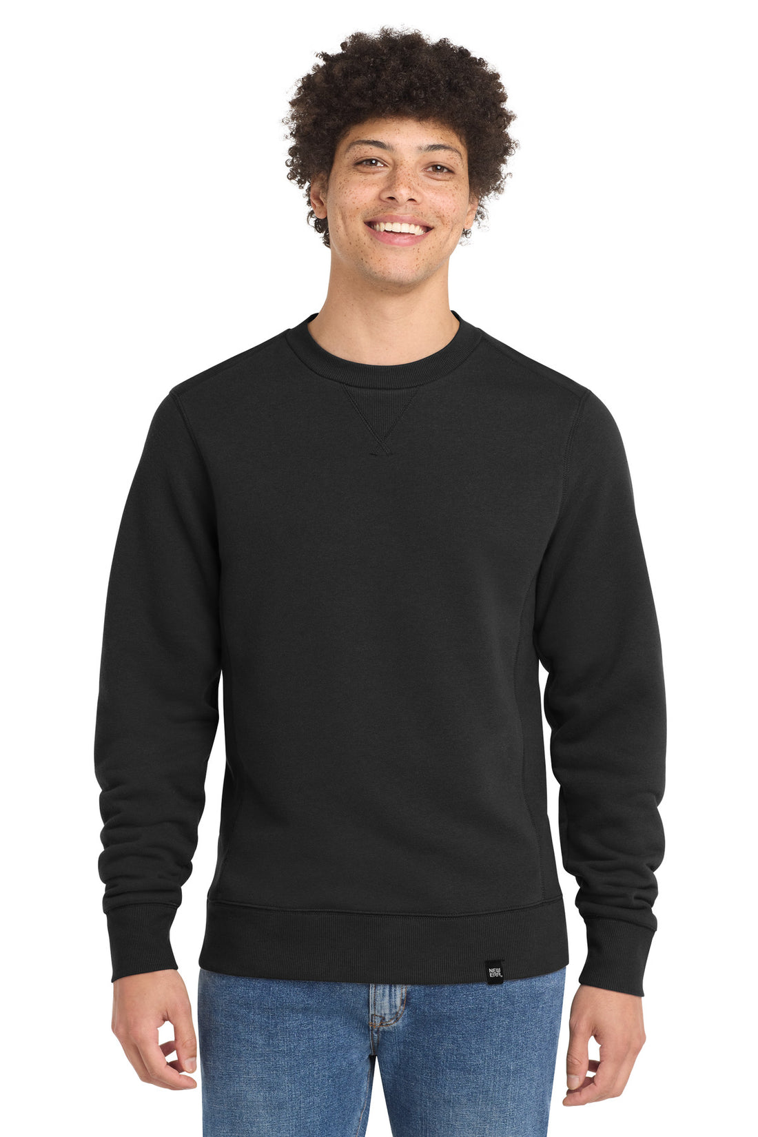 New Era ® French Terry Crew. NEA501 - Black - 2XL