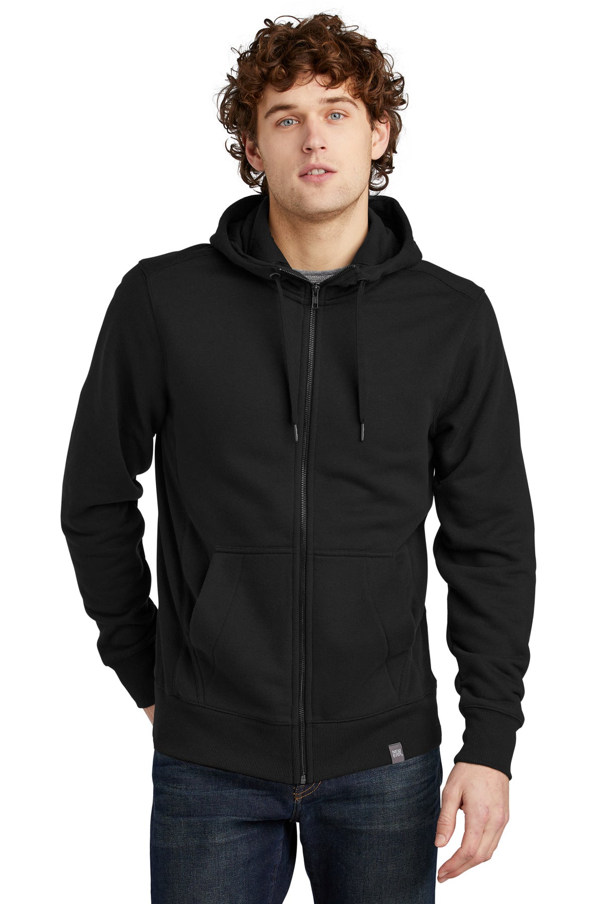 New Era ® French Terry Full-Zip Hoodie. NEA502 - Black - 2XL