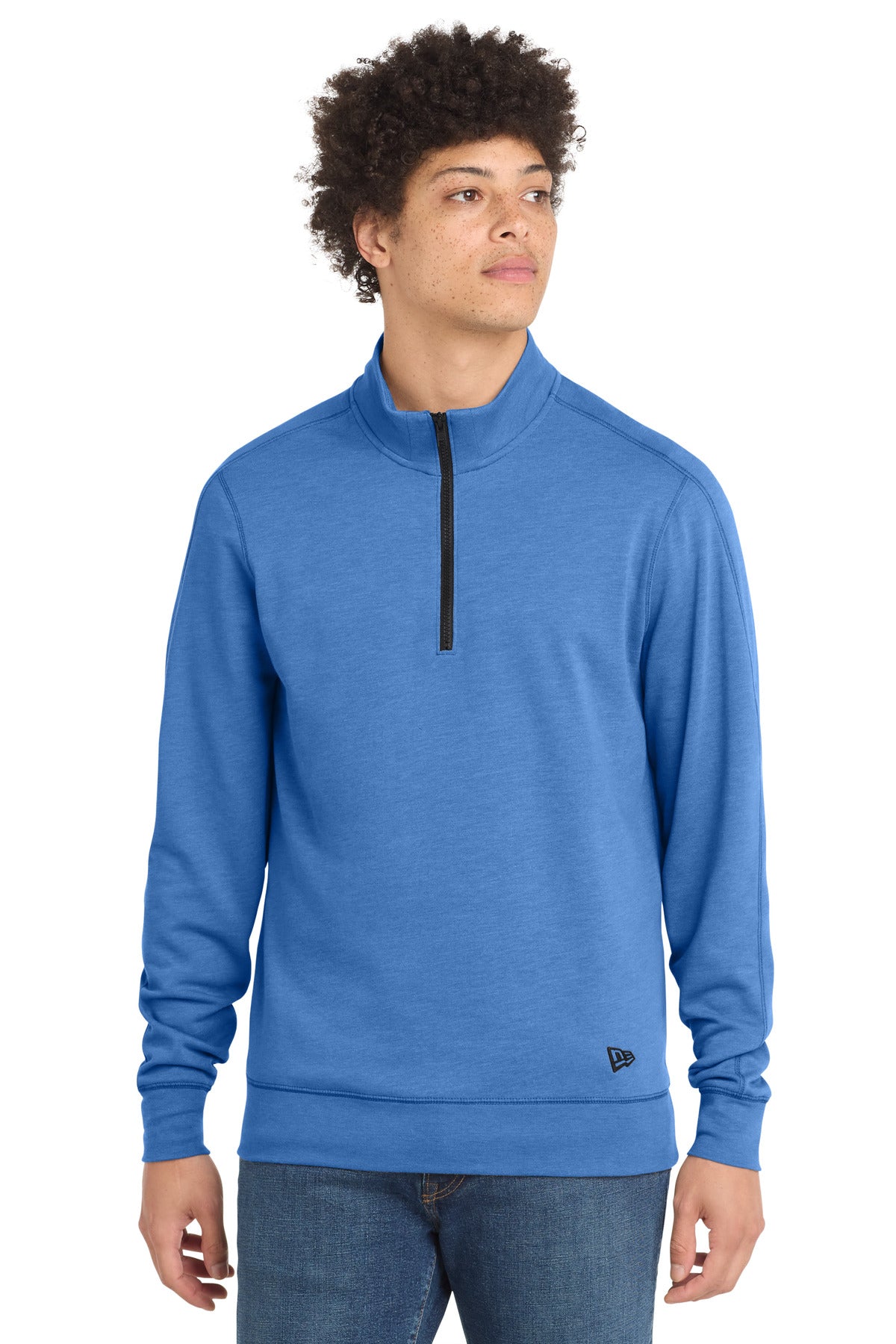 New Era ® Tri-Blend Fleece 1/4-Zip Pullover. NEA512