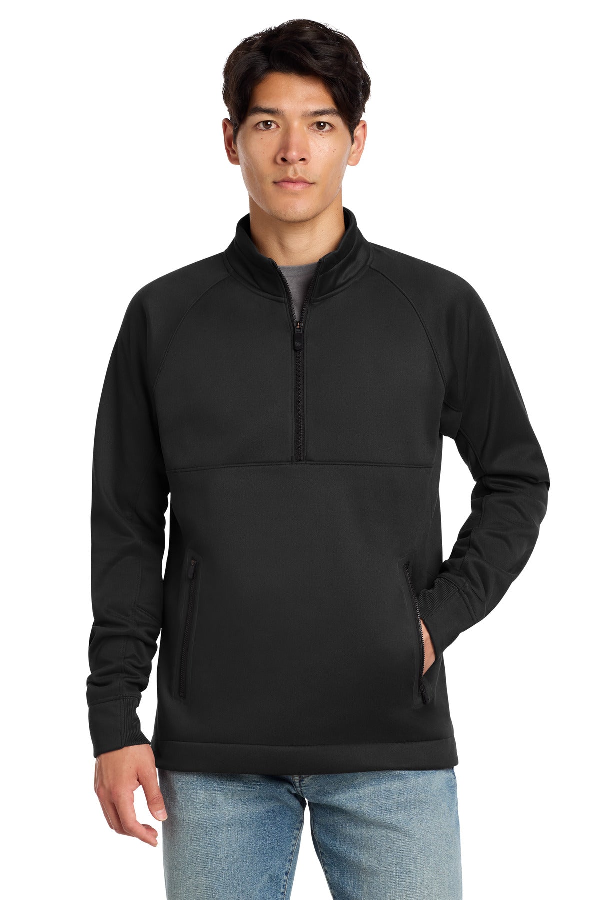 New Era ® Venue Fleece 1/4-Zip Pullover. NEA523 - Black - 2XL