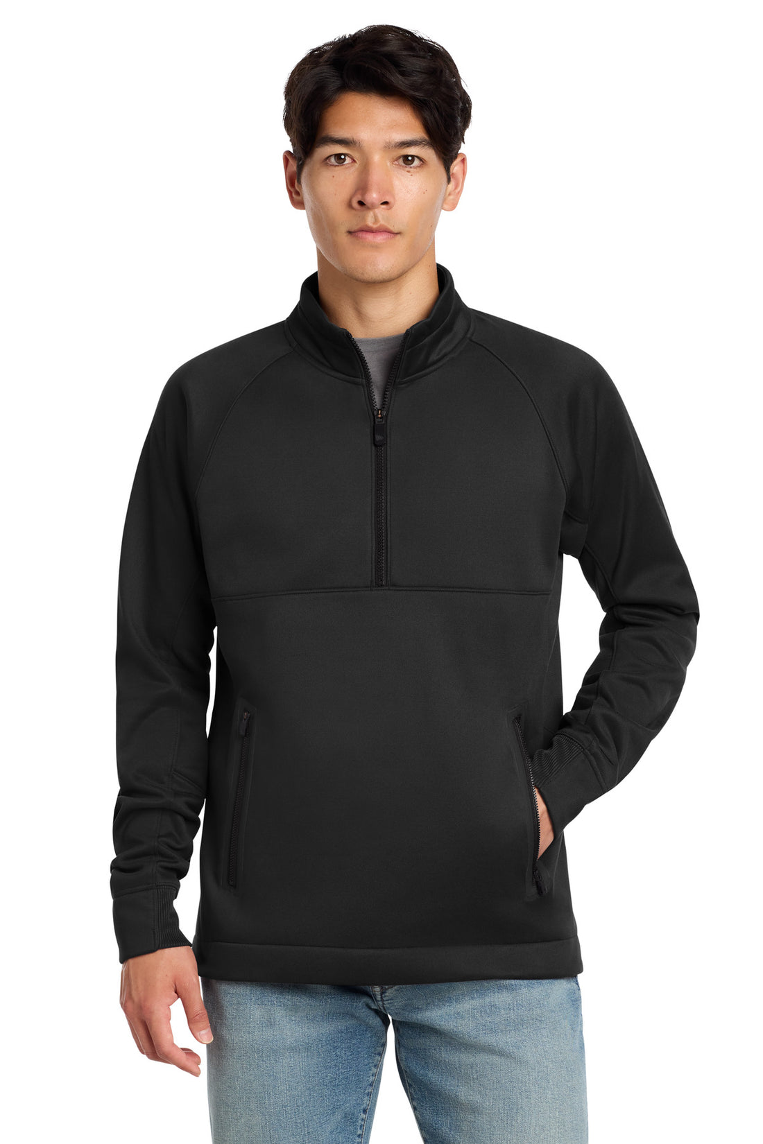 New Era ® Venue Fleece 1/4-Zip Pullover. NEA523 - Black - 2XL