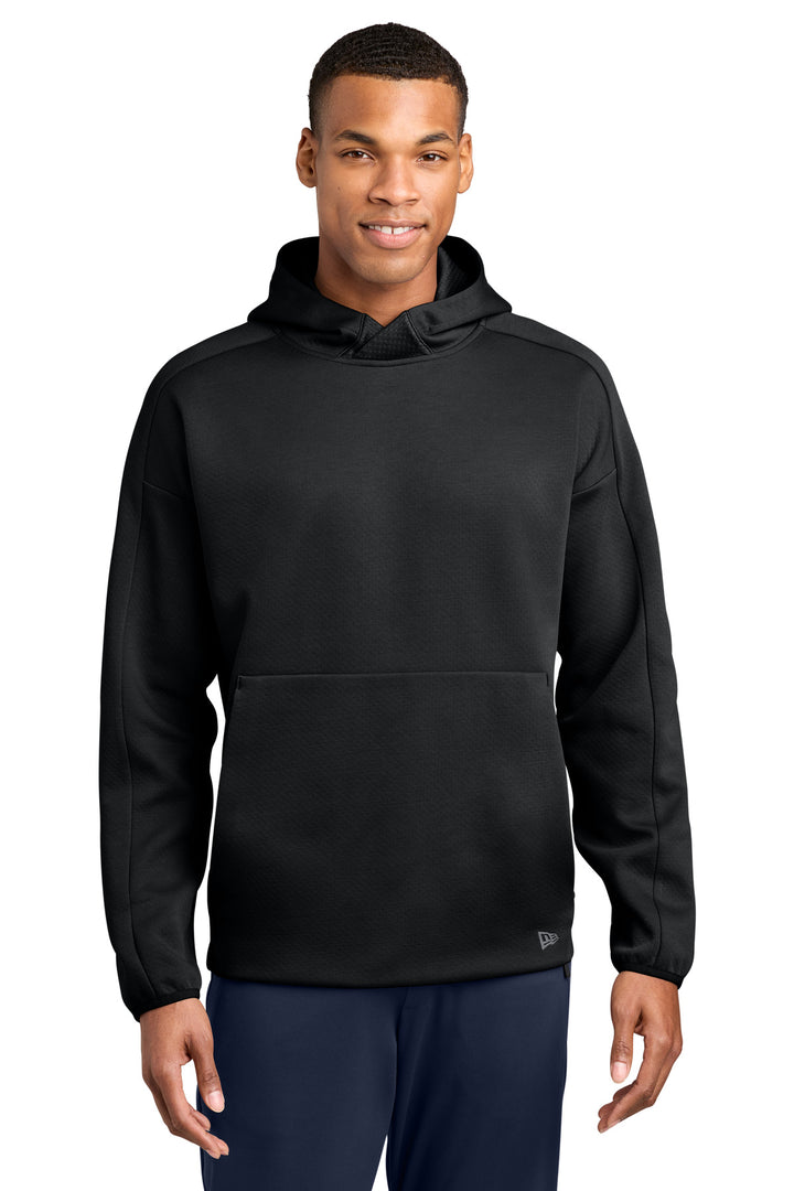 New Era® Double Back Pullover Hoodie NEA565 - Black - 2XL