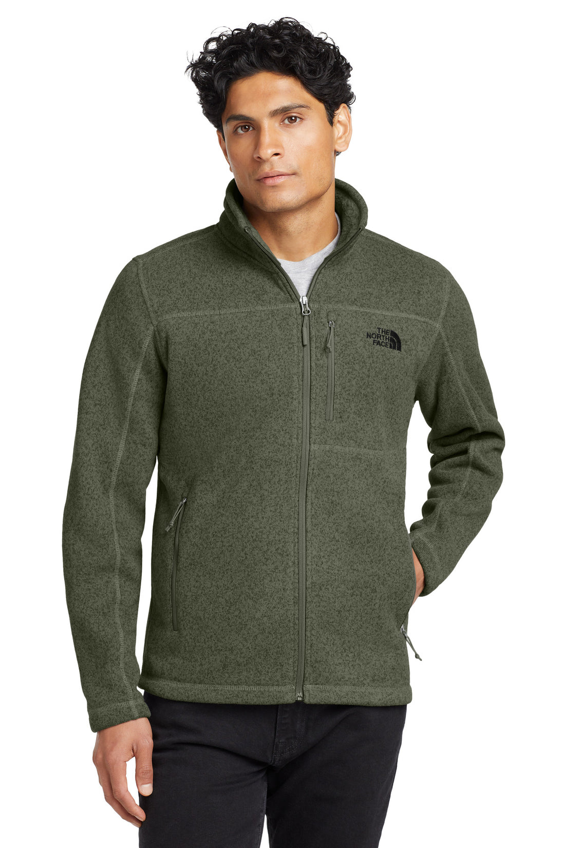 The North Face ® Sweater Fleece Jacket. NF0A3LH7 - New Taupe Green Heather - 2XL