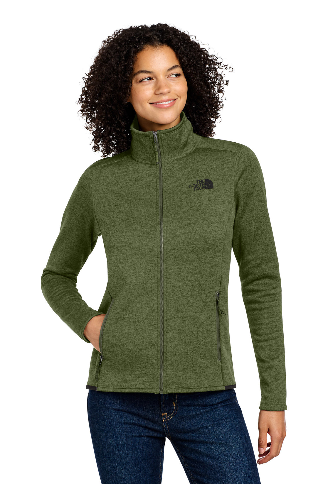 The North Face ® Women's Skyline Full-Zip Fleece Jacket NF0A7V62 - Four Leaf Clover Heather - 2XL