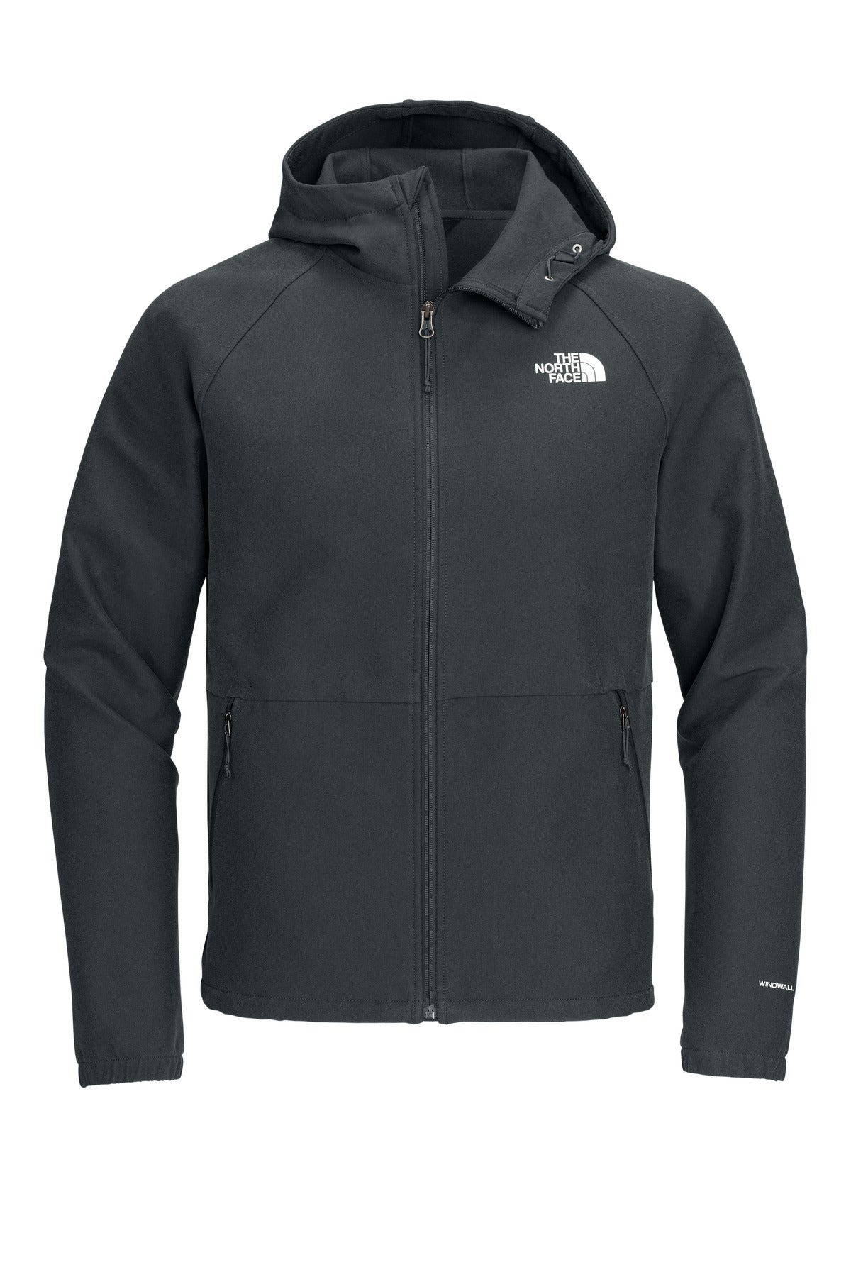 The North Face® Barr Lake Hooded Soft Shell Jacket NF0A8BUF - Asphalt Grey Dark Heather - 2XL