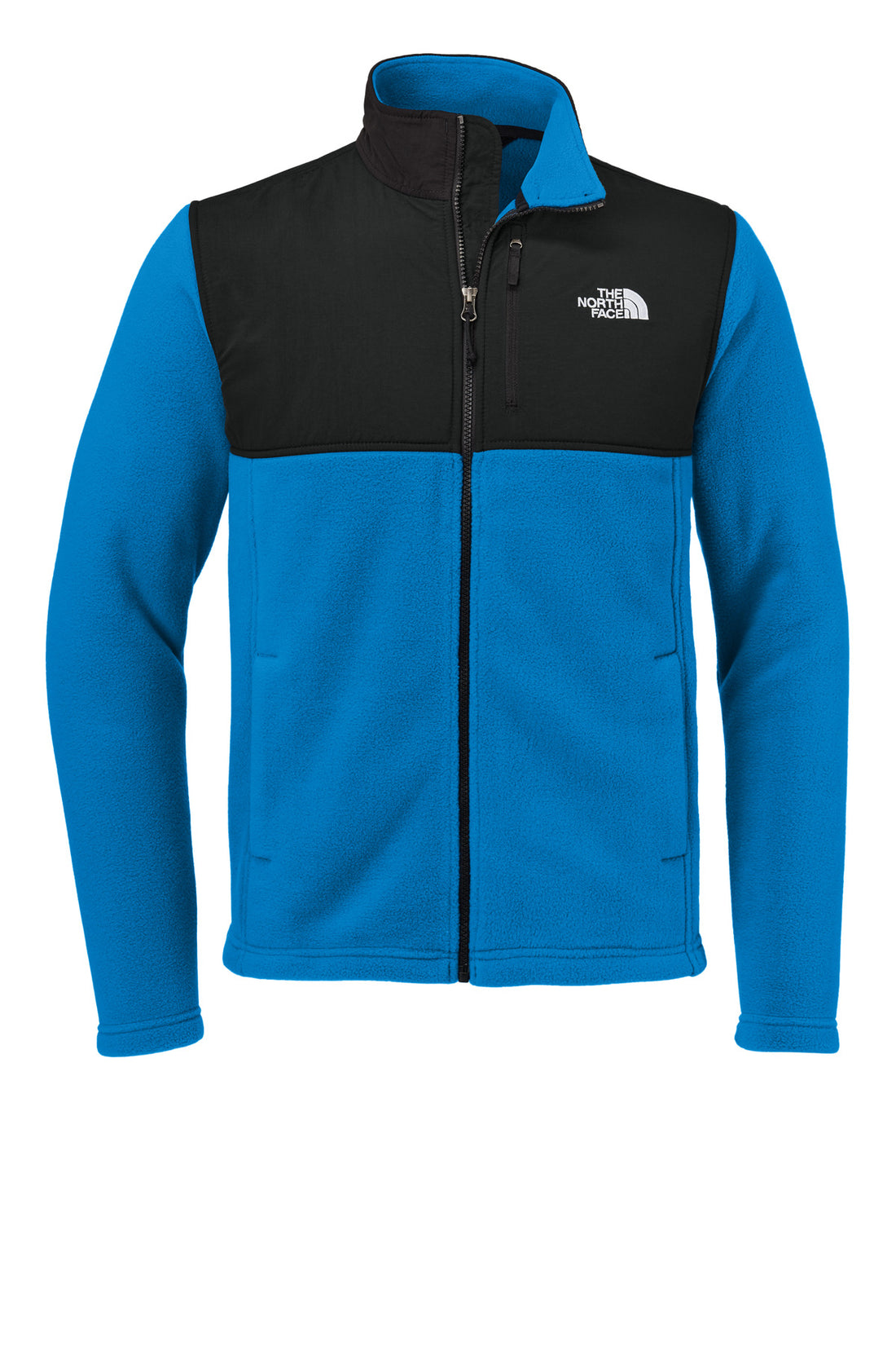 The North Face® Highest Peak Full-Zip Fleece Jacket NF0A8BUQ - Hero Blue/ TNF Black - 2XL