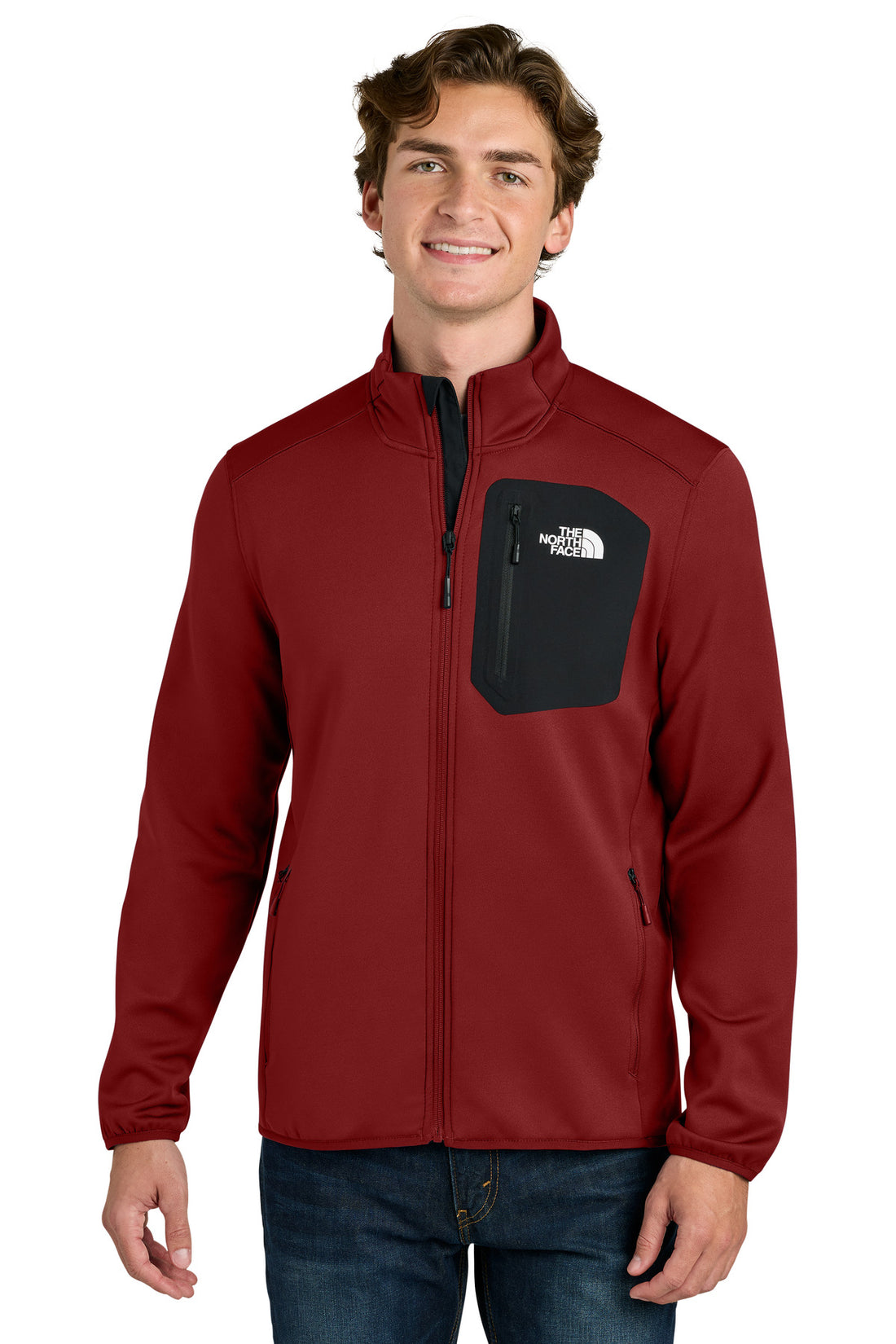 The North Face® Dove Creek Full-Zip Fleece Jacket NF0A8FQN - Cardinal Red - 2XL