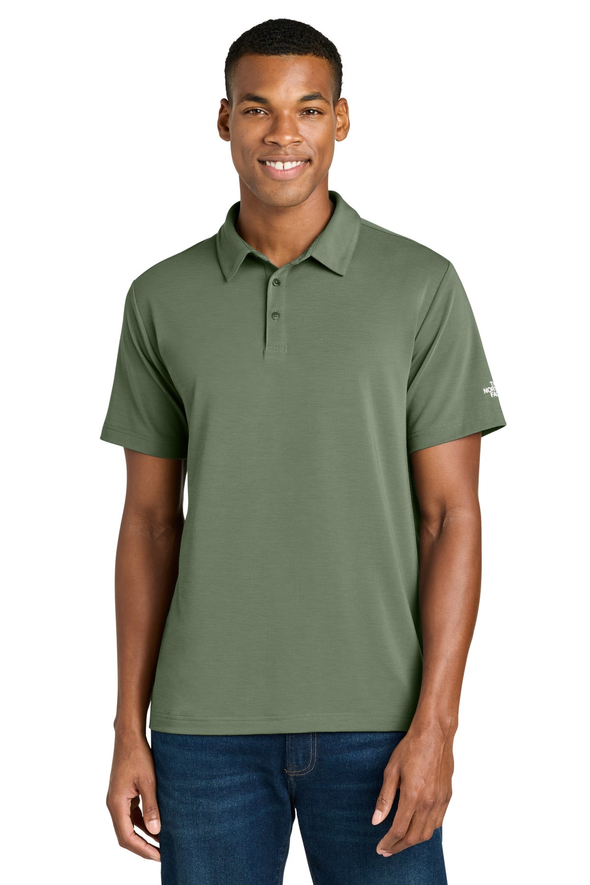 The North Face® Canyon Crest Polo NF0A8GE0 - Bark Mist Green - 2XL