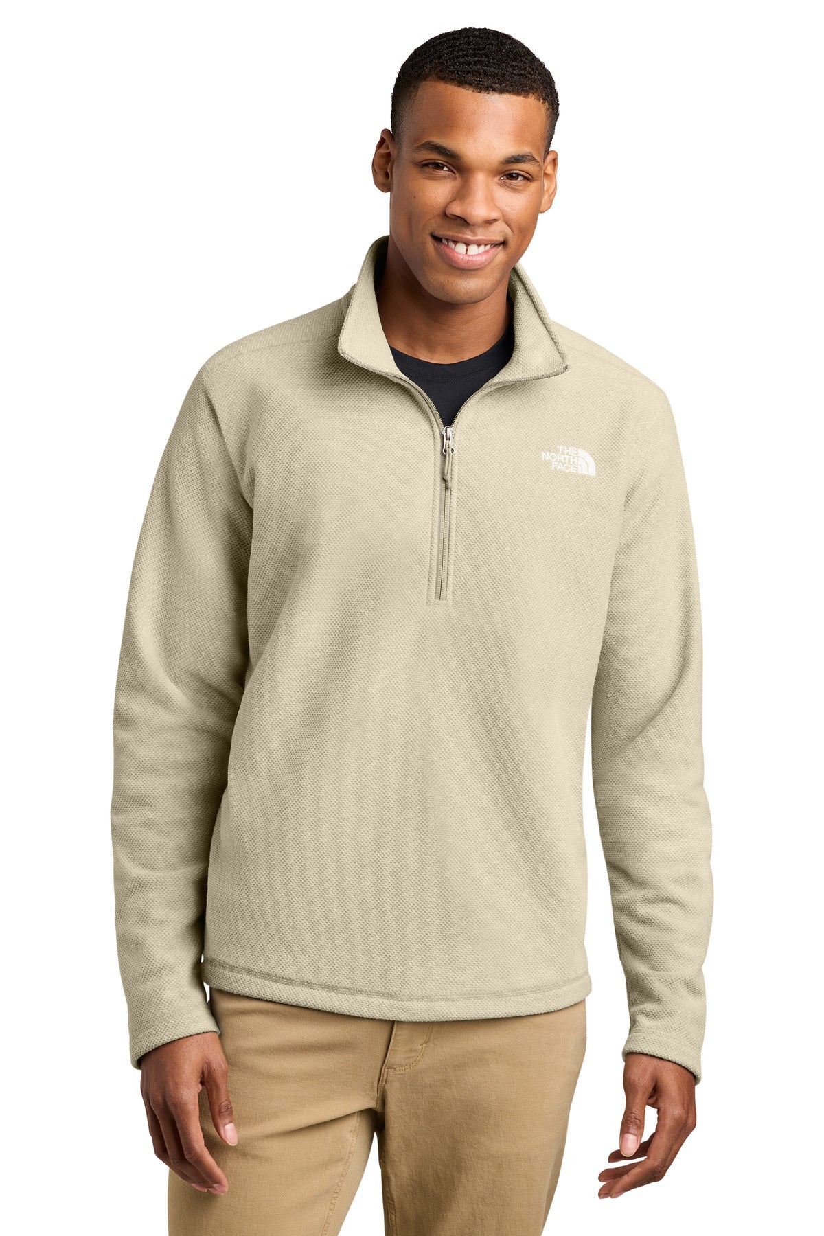 The North Face® Textured Pine Grove 1/2-Zip NF0A8JF6 - Gravel Heather - 2XL