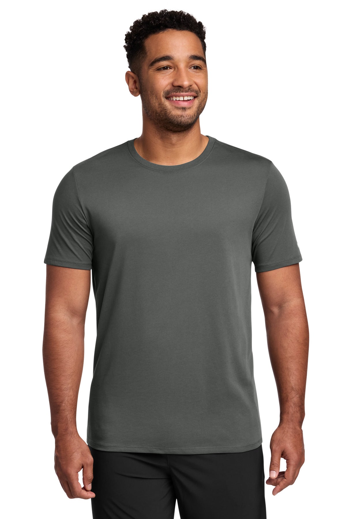 Nike Dri-FIT Cotton/Poly Tee. NKBQ5231 - Anthracite - 2XL