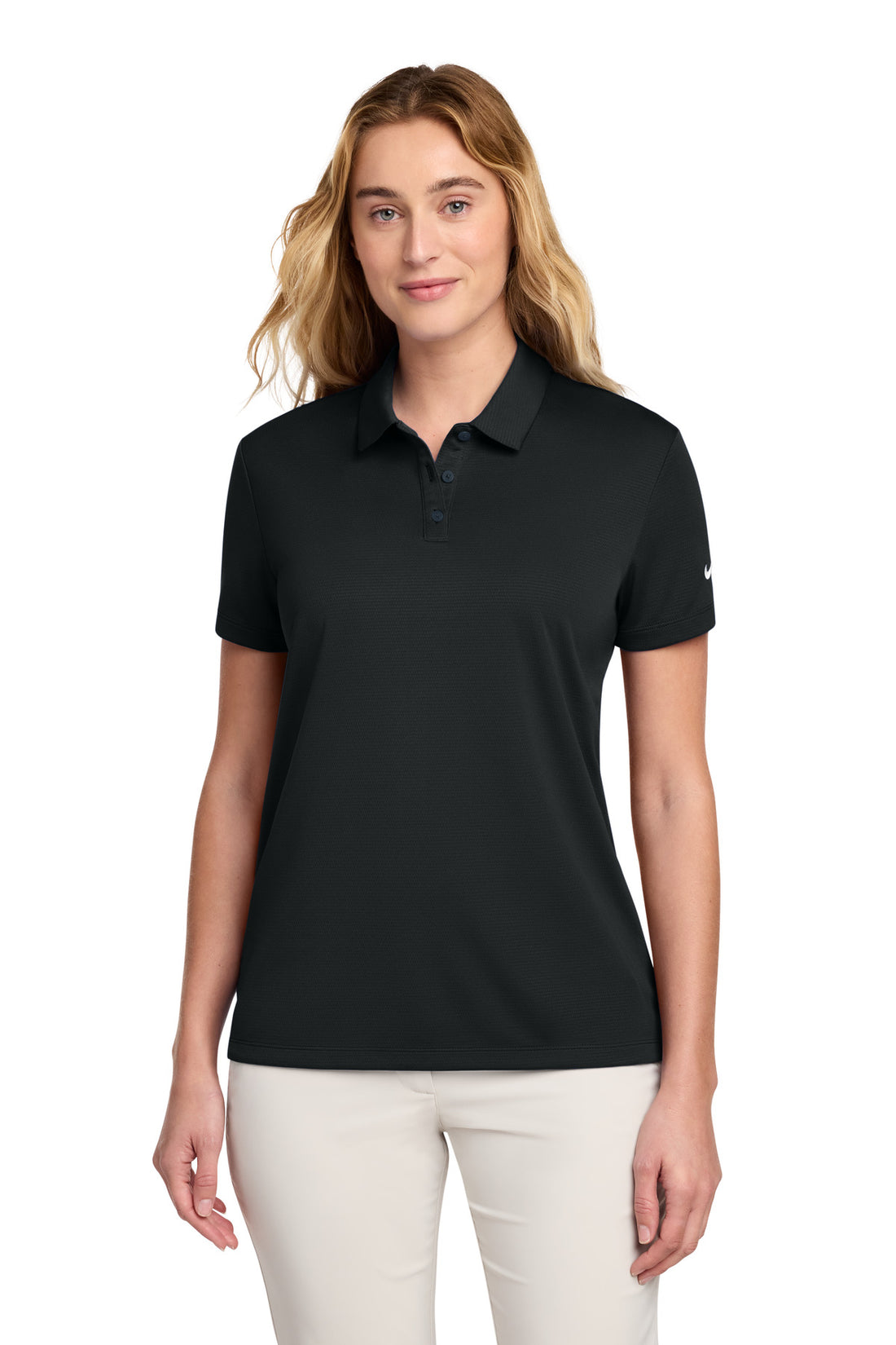 Nike Women's Dry Essential Solid Polo NKBV6043 - Black - 2XL
