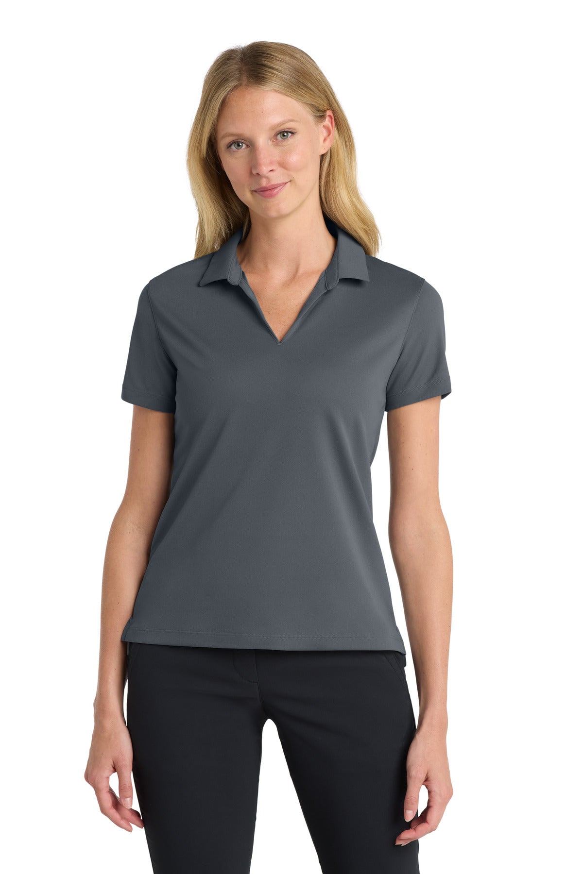 Nike Women's Dri-FIT Micro Pique 2.0 Polo NKDC1991 - Anthracite - 2XL