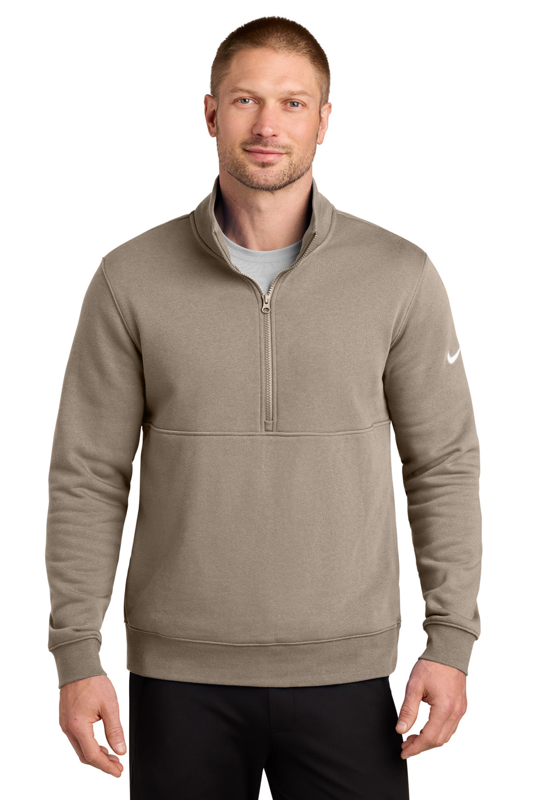 Nike Club Fleece Sleeve Swoosh 1/2-Zip NKDX6718