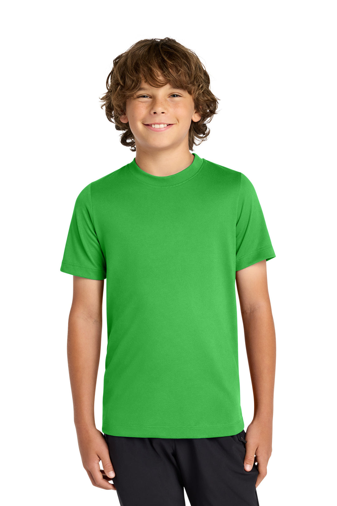 Nike Youth Swoosh Sleeve rLegend Tee NKDX8787 - Apple Green - L