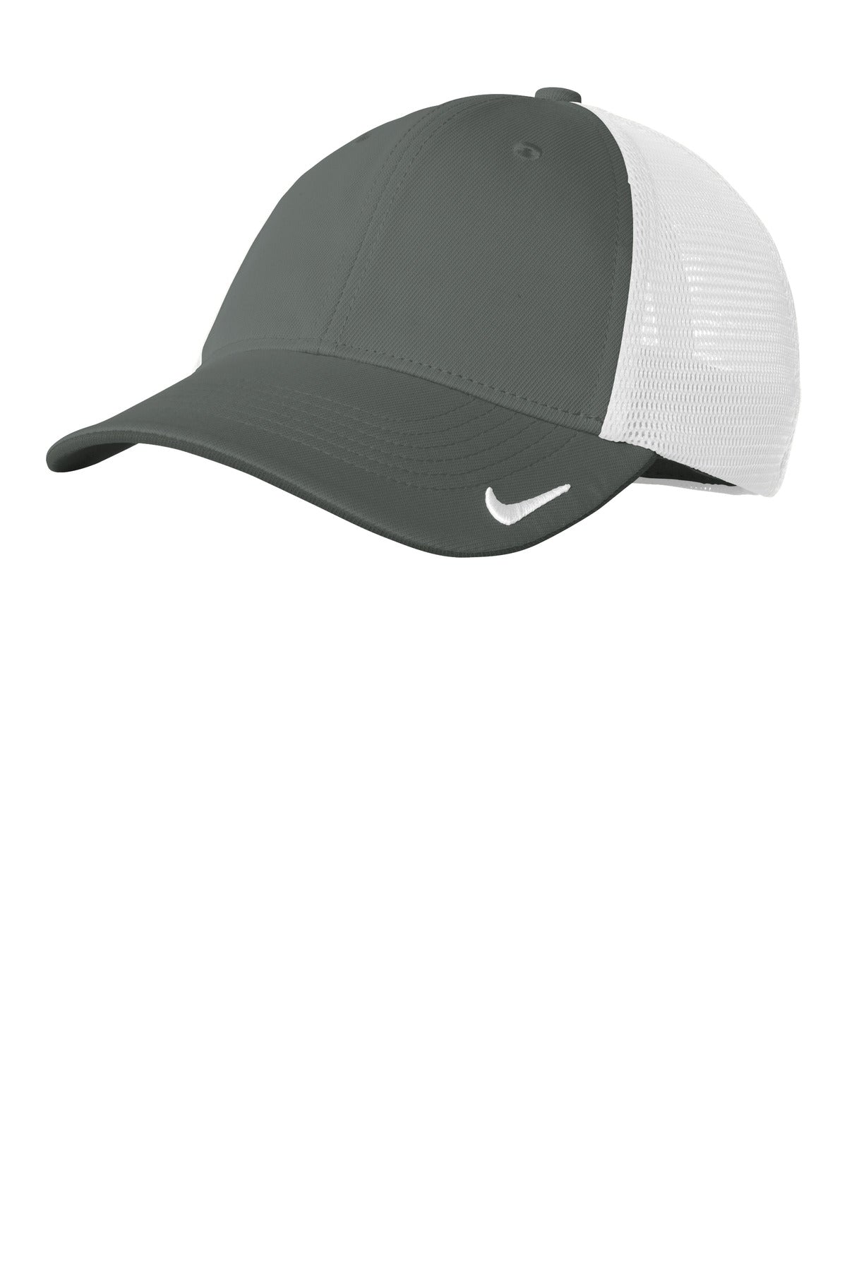 Nike Stretch-to-Fit Mesh Back Cap NKFB6448 - Anthracite/ White - L/XL