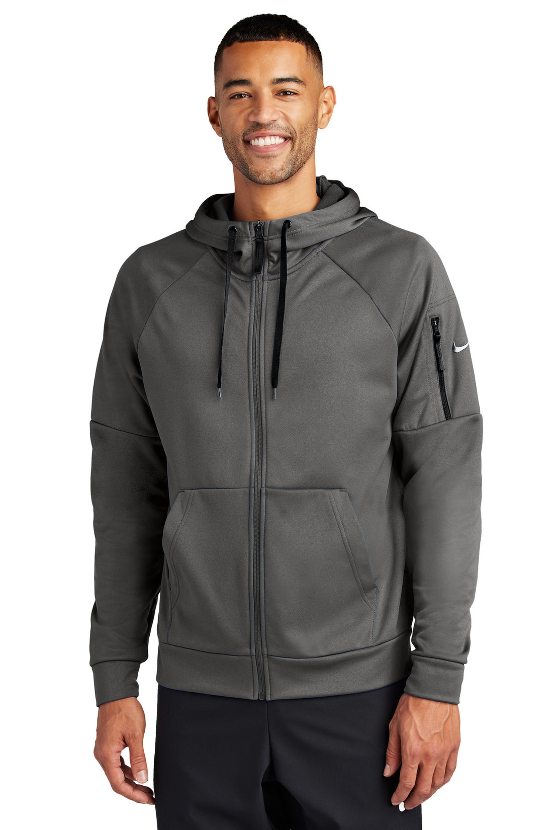 Nike Therma-FIT Pocket Full-Zip Fleece Hoodie NKFD9859 - Anthracite - 2XL