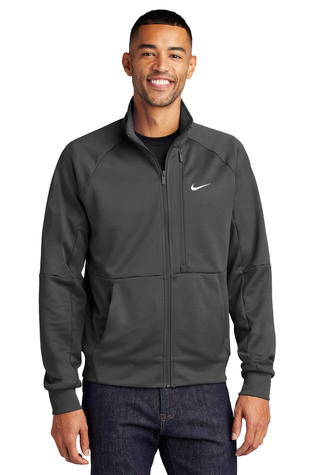 Nike Full-Zip Chest Swoosh Jacket NKFD9891 - Anthracite - 2XL