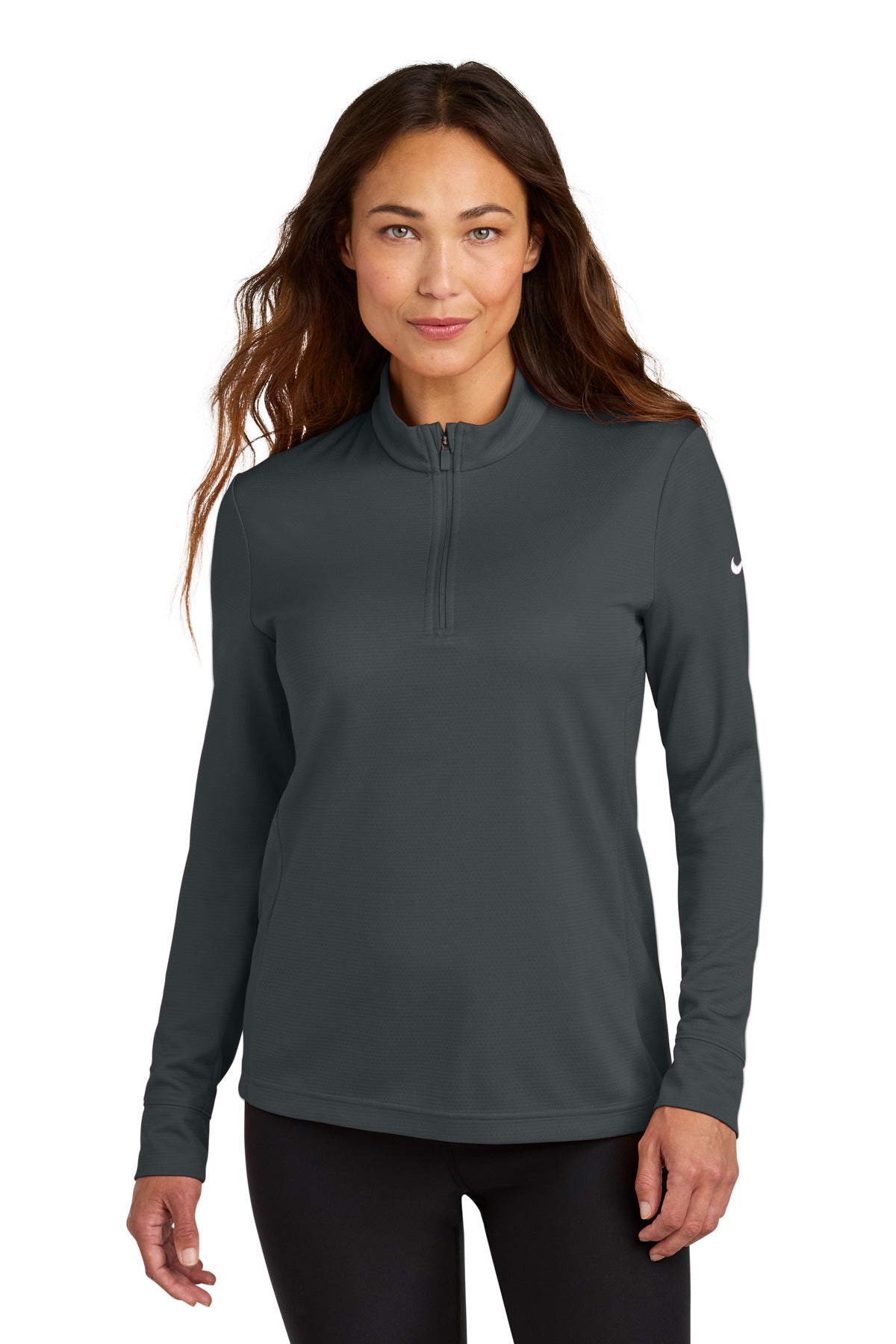 Nike Women's Essential 1/2-Zip Cover-Up NKHM7969 - Anthracite - 2XL