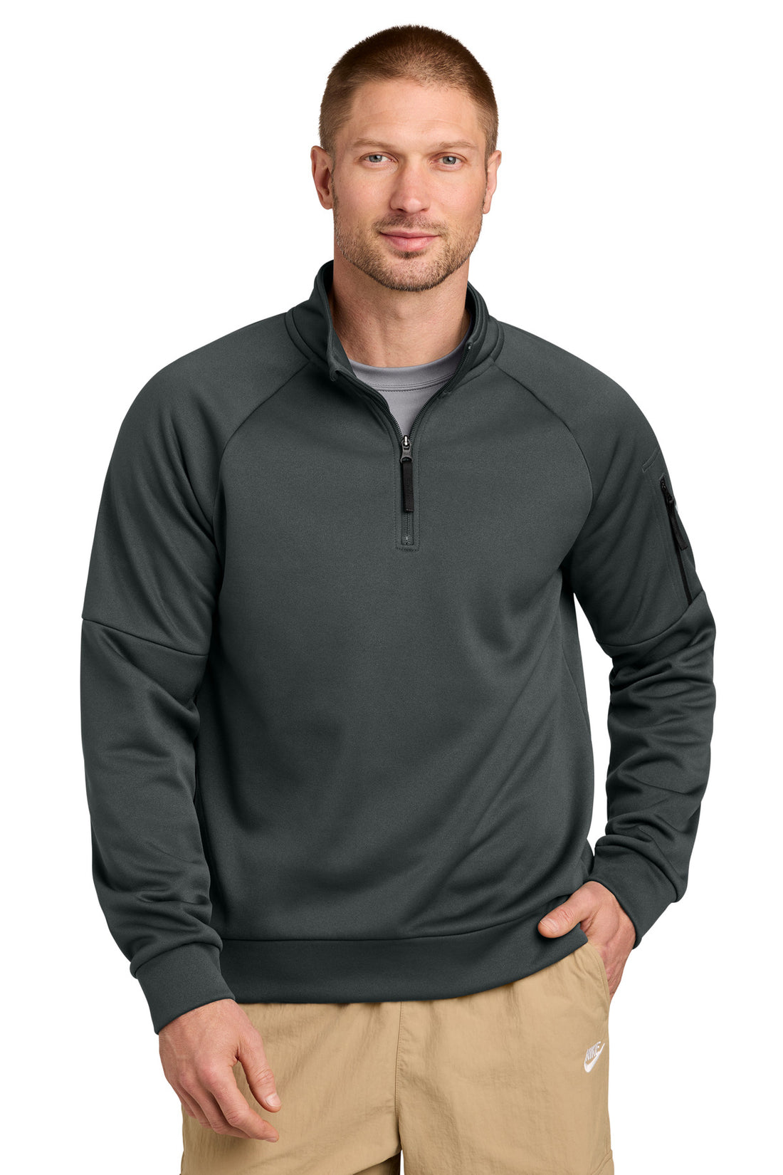 Nike Therma-FIT Pocket 1/4-Zip NKIO8125 - Anthracite - 2XL