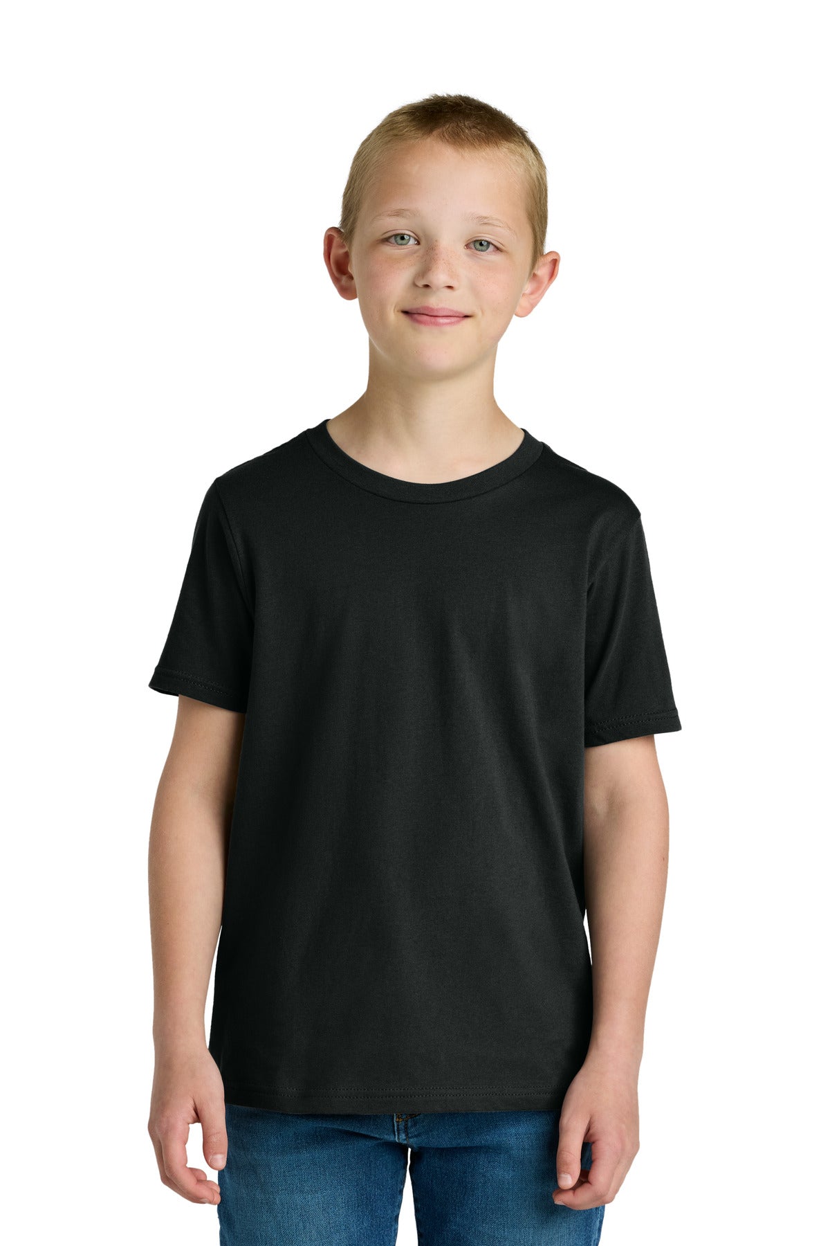 Next Level Apparel® Youth Cotton Tee NL3310 - Black - L