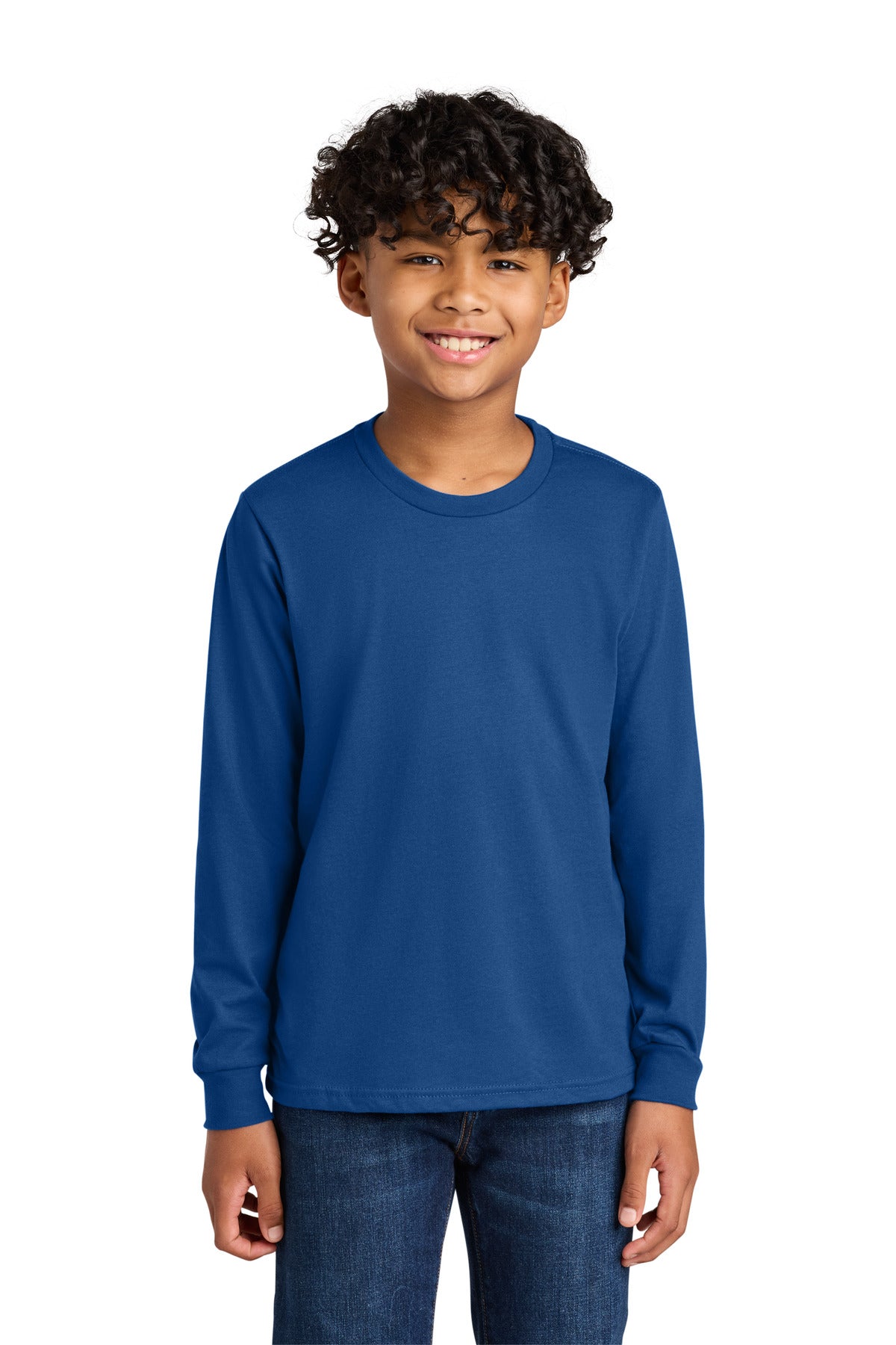 Next Level Apparel® Youth Cotton Long Sleeve Tee NL3311
