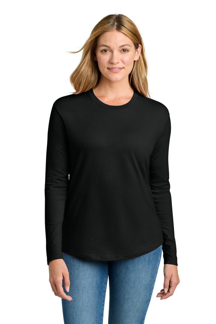 Next Level Apparel® Women's Cotton Relaxed Long Sleeve Tee NL3911 - Black - 2XL