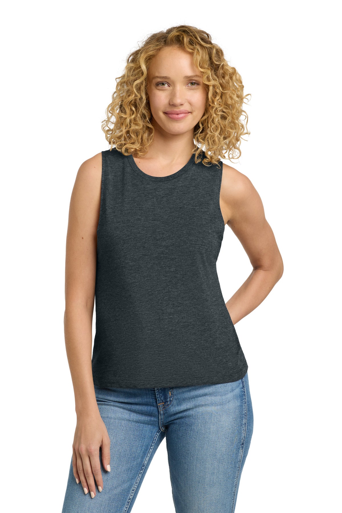 Next Level Apparel ® Women's Festival Muscle Tank. NL5013 - Antique Denim - 2XL