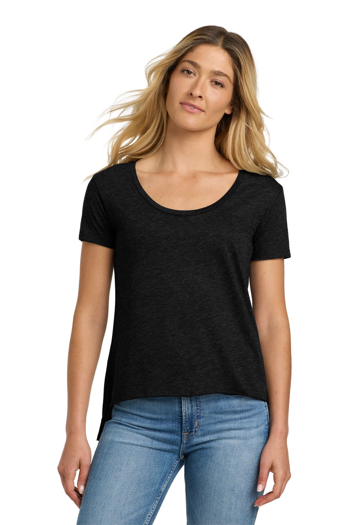 Next Level Apparel®  Women's Festival Scoop Neck Tee. NL5030 - Black - 2XL
