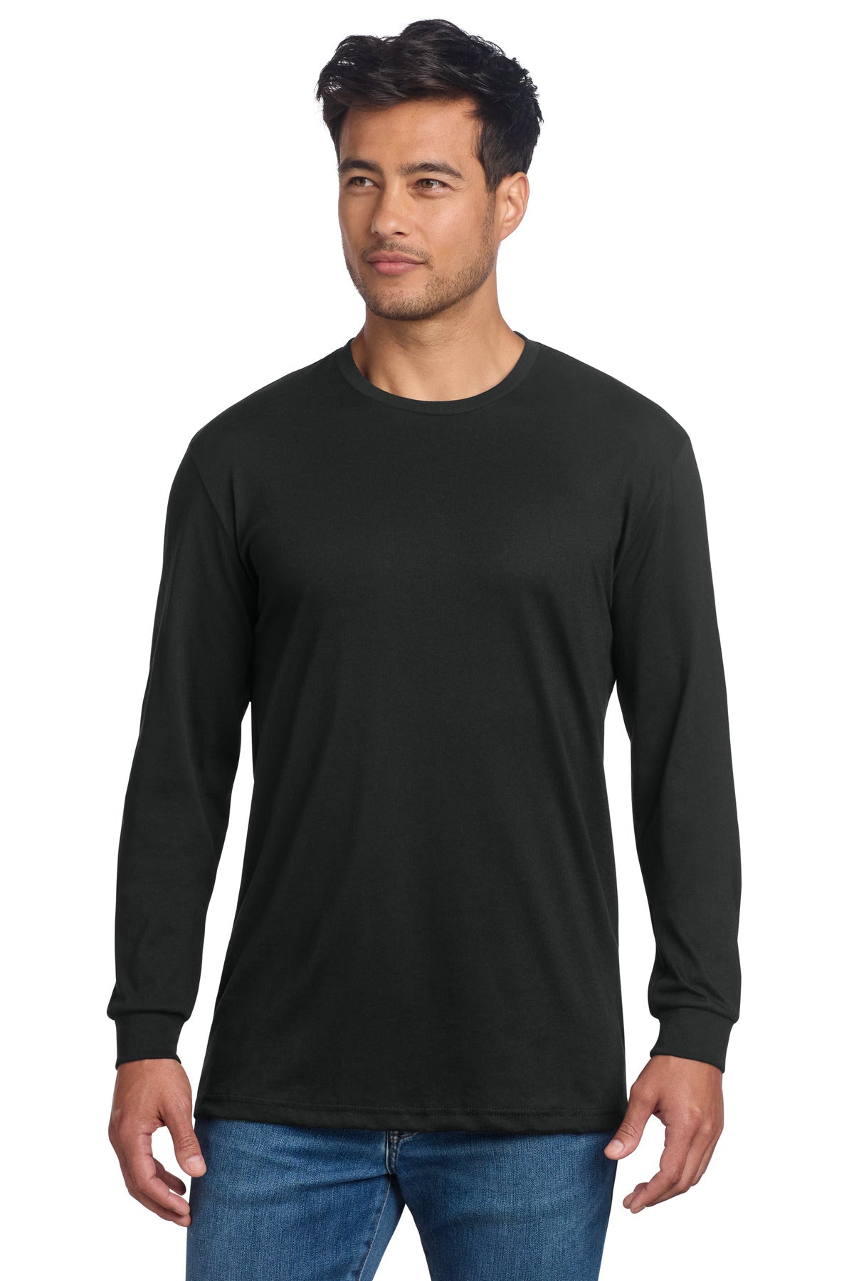 Next Level Apparel® Adult CVC Long Sleeve Tee NL6211 - Black - 2XL